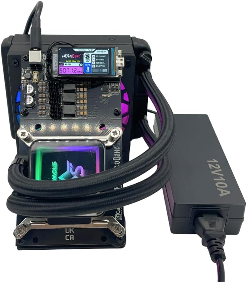 Starminer NerdMiner NerdQaxe+ Hydro 6T Bitcoin Miner