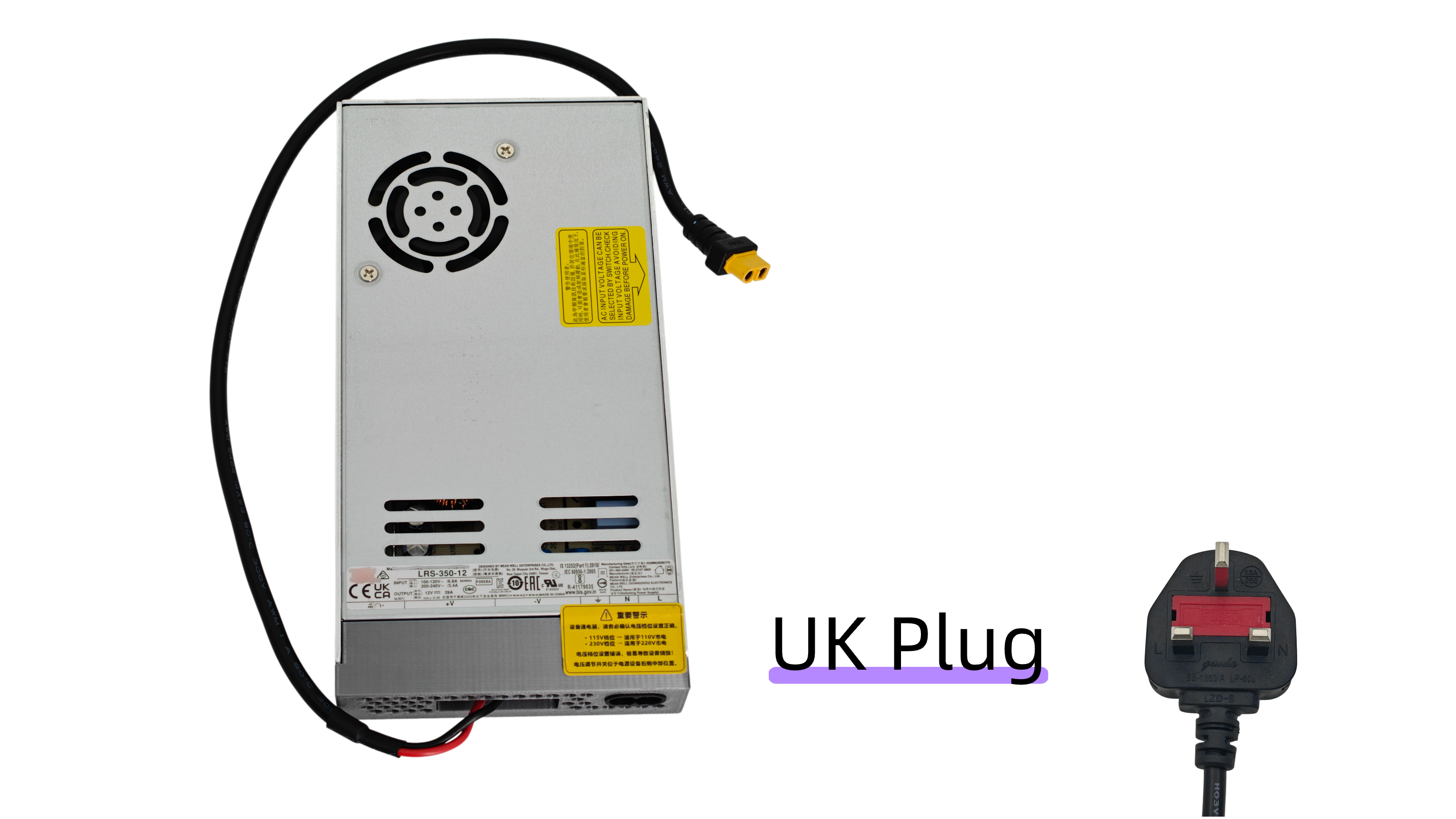 Starminer 350W 超薄工業開關式電源供應器實拍圖。