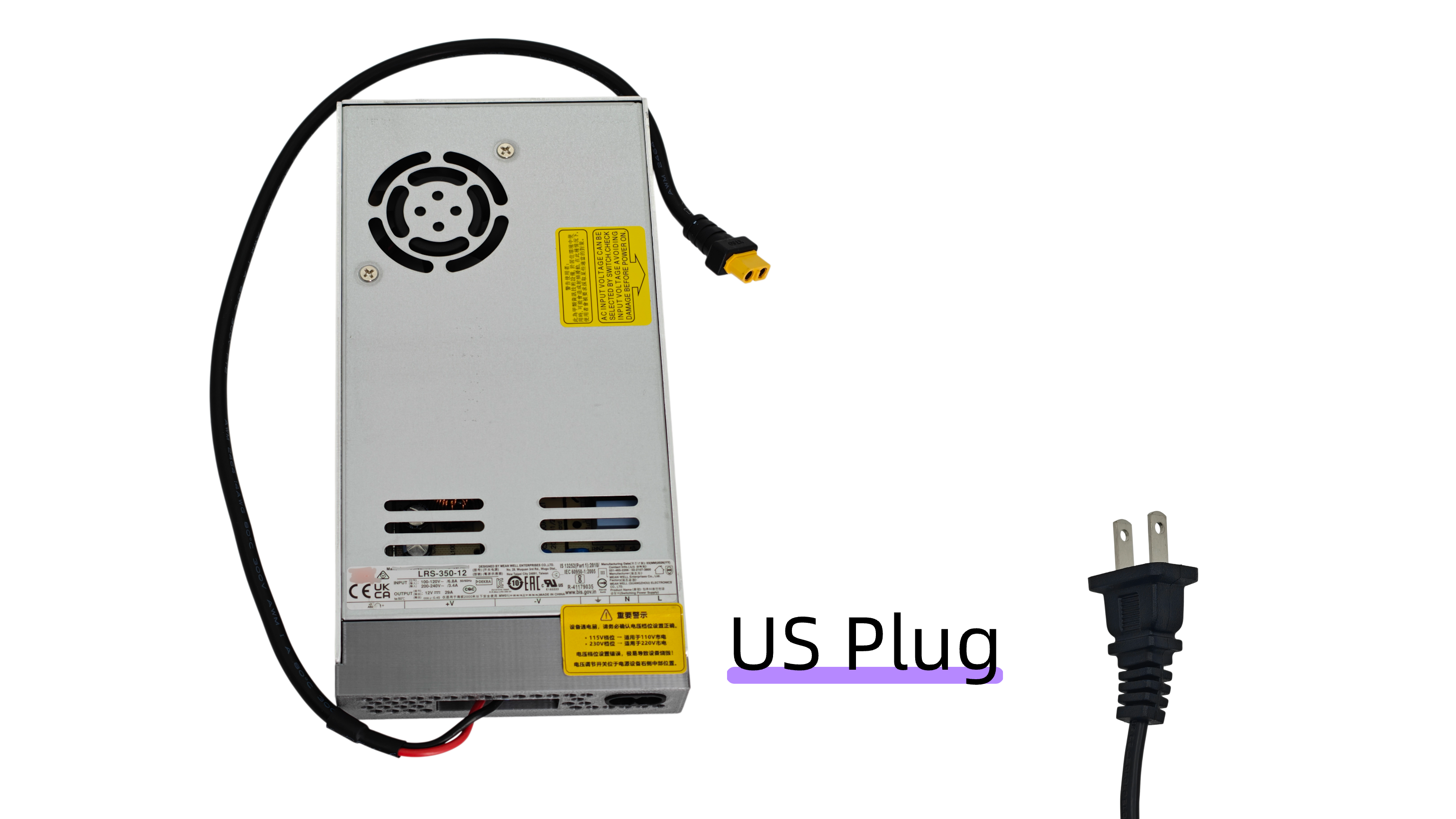 Starminer 350W 超薄工業開關式電源供應器實拍圖。