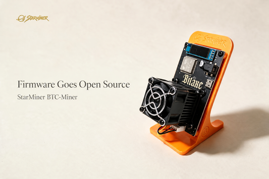 StarMiner Officially Open Sources the StarMiner ESP-Miner Firmware Project