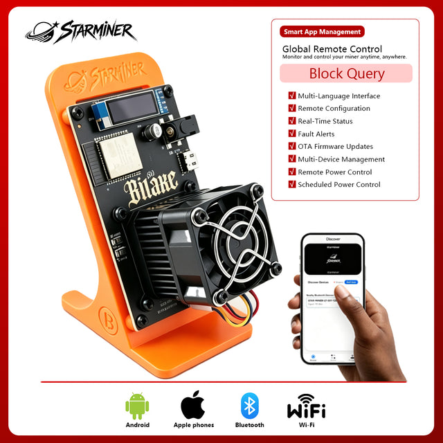 Starminer Bitaxe Gamma 601 1.5T Bitcoin Miner
