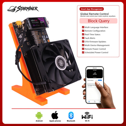 Starminer NerdMiner NerdQaxe++ 4.8T Bitcoin Miner (Air cooling)