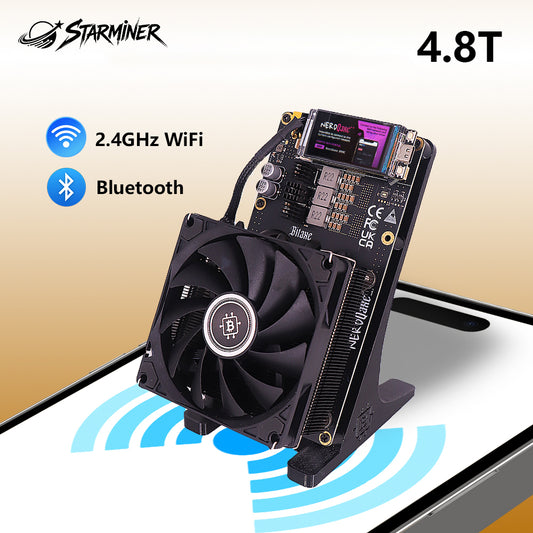 Starminer NerdMiner NerdQaxe++ 4.8T Bitcoin Miner (Air cooling)