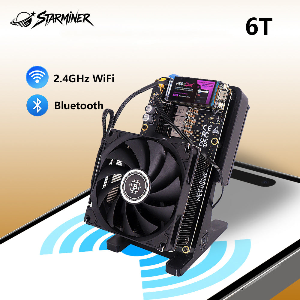 Starminer NerdMiner NerdQaxe++ Rev 6.1 6T 比特币矿机