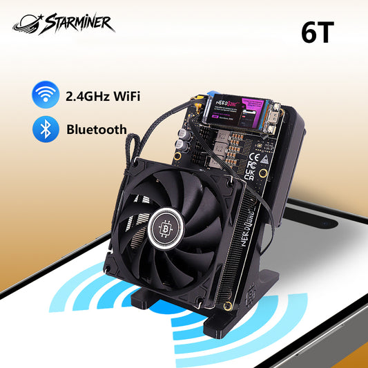 Starminer NerdMiner NerdQaxe++ Rev 6.1 6T Bitcoin Miner