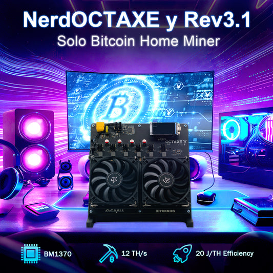 Starminer Bitaxe NerdOCTaxe Rev 3.1 12T Bitcoin Miner