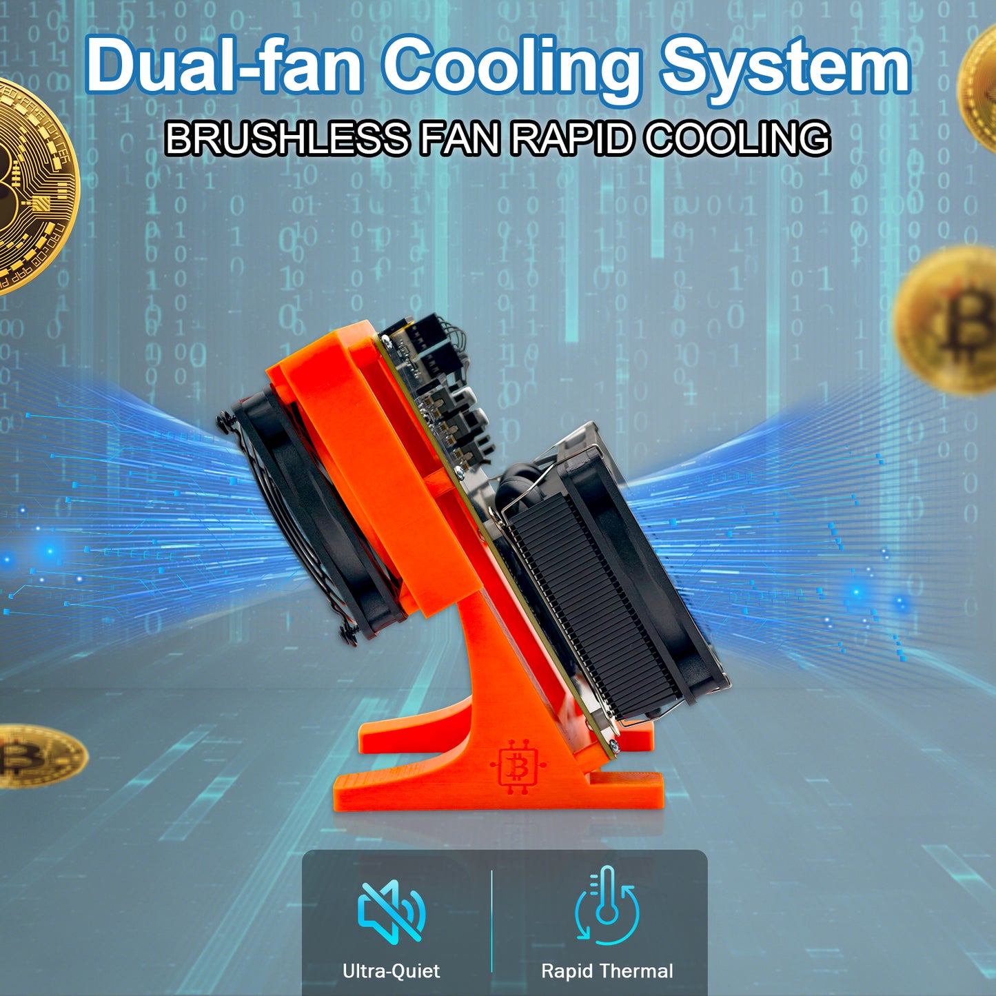 Starminer NerdMiner NerdQaxe++ Rev 6.1 6T Bitcoin Miner