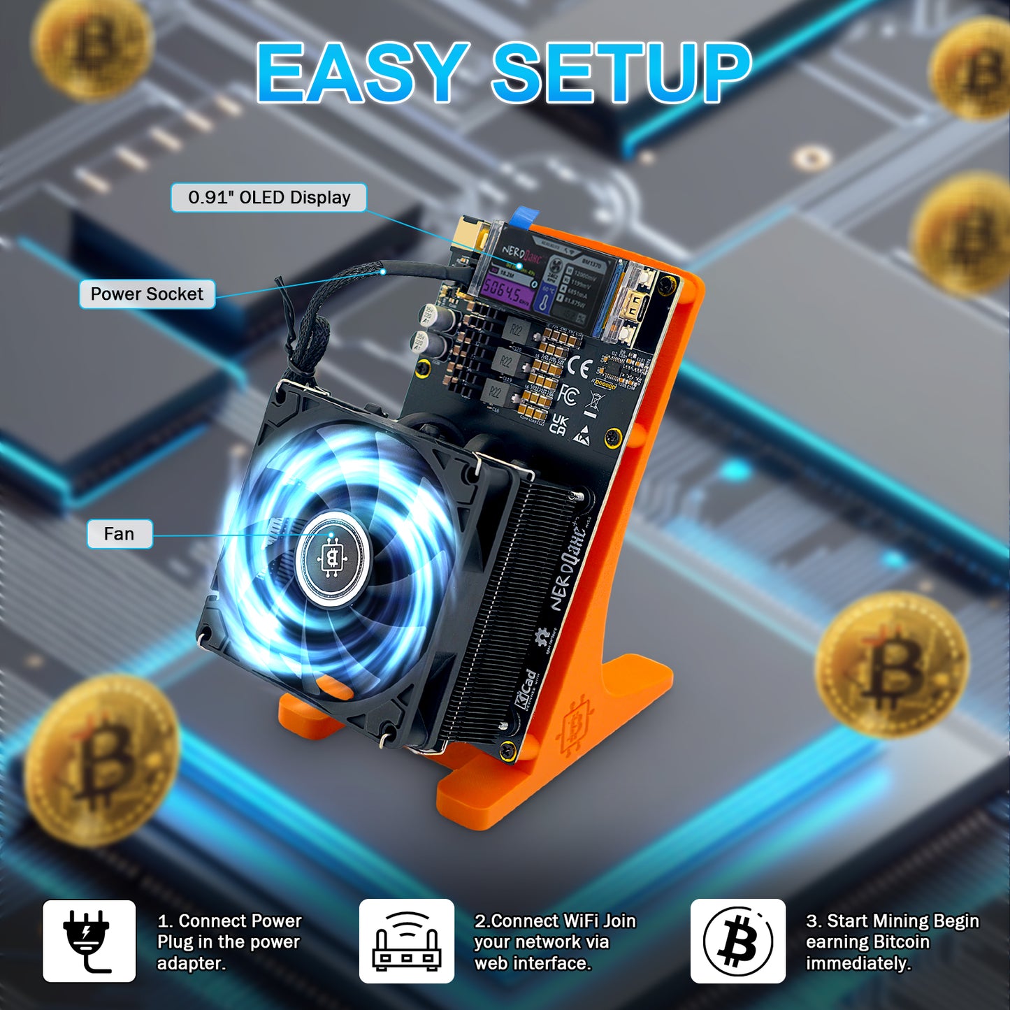 Starminer NerdMiner NerdQaxe++ 4.8T Биткойн-майнер