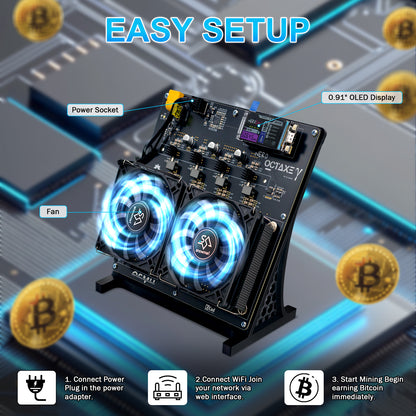 Starminer NerdMiner NerdOctaxe 9.6T Bitcoin Miner