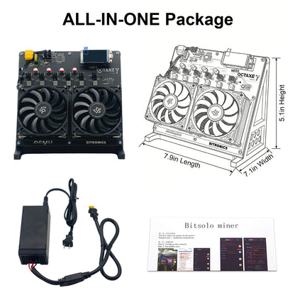 Starminer Bitaxe NerdQAXE Rev 3.1 12T Bitcoin Miner