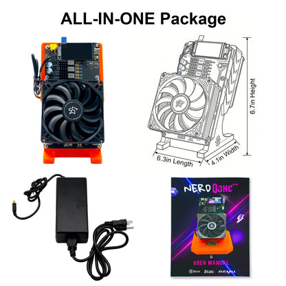 Starminer NerdMiner NerdQaxe++ Rev 6.1 6T Bitcoin Miner