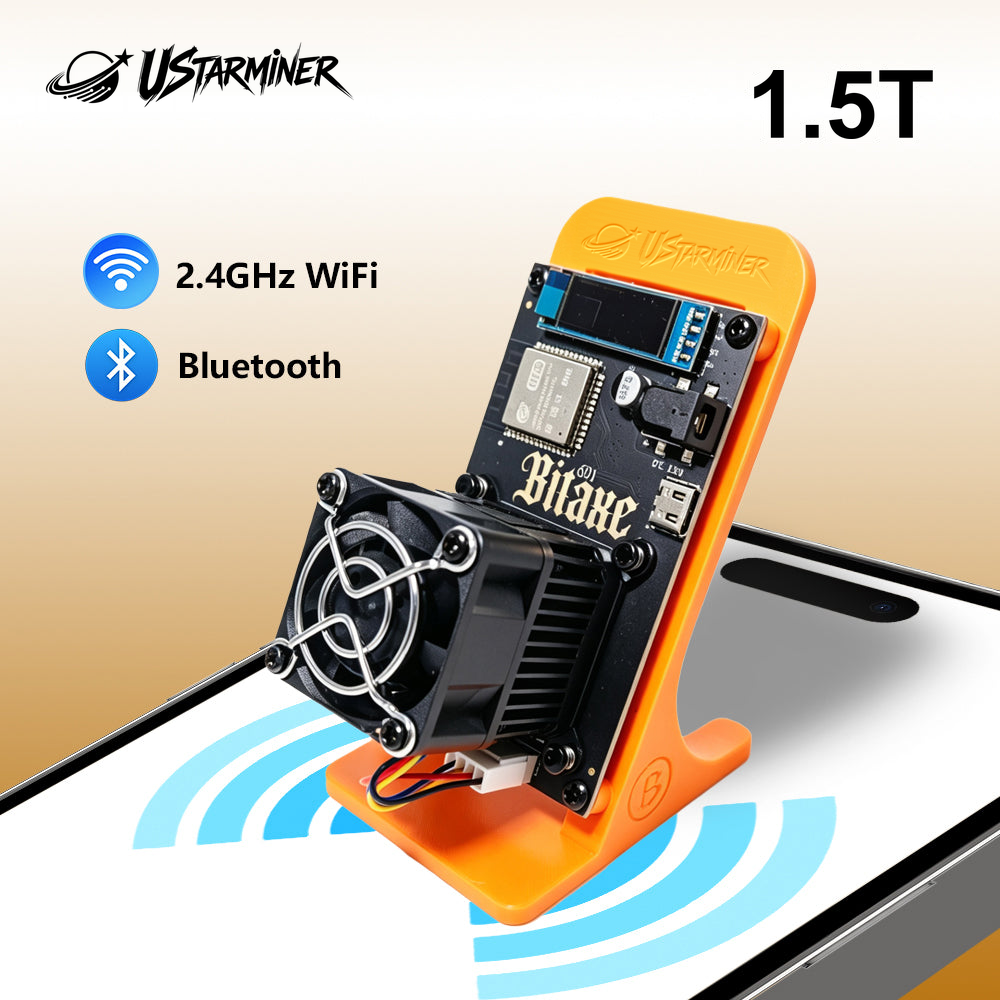 
Ustarminer Bitaxe Gamma 601 1.5T ビットコインマイナー：製品画像。
