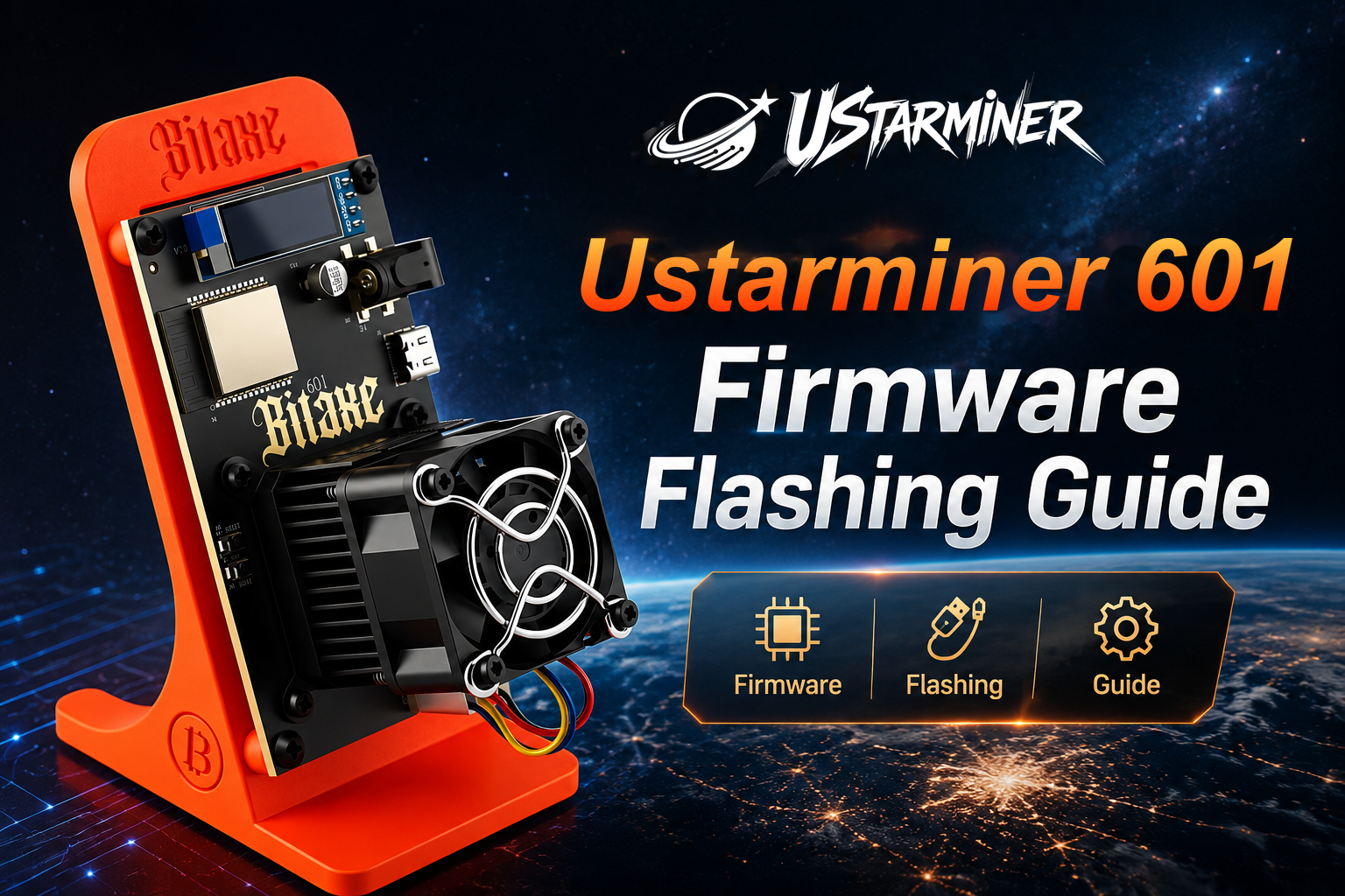 Руководство по прошивке Ustarminer 601